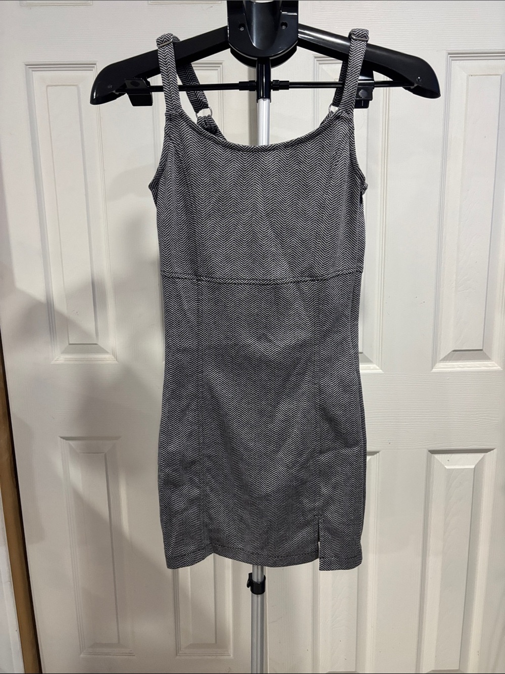 Forever 21 Grey Herringbone Mini Dress